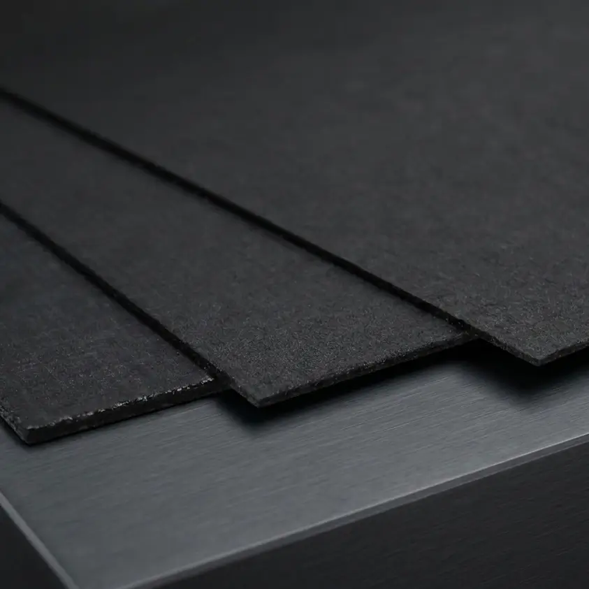 Matte black Kydex thermoplastic sheets